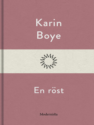cover image of En röst
